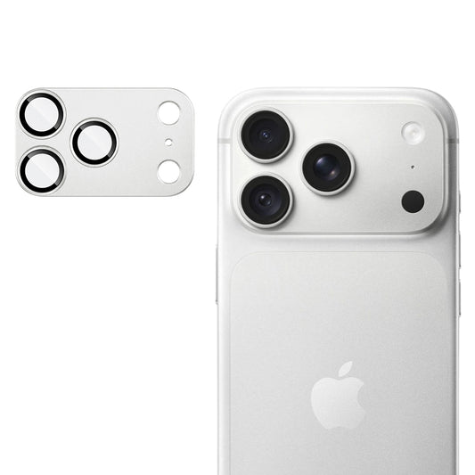 Pellicola protettiva per fotocamera posteriore Techsuit per Apple iPhone 18 Pro, vetro temperato, argento