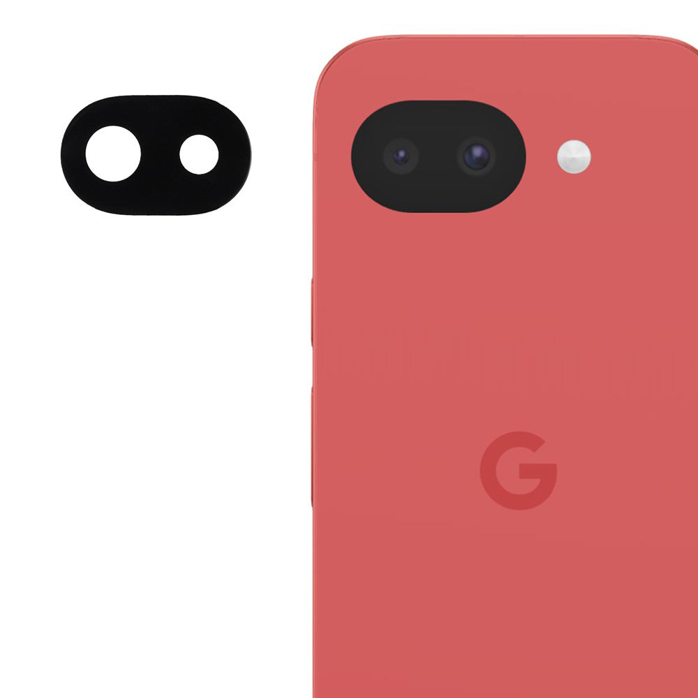 Pellicola protettiva Techsuit per la fotocamera posteriore del Google Pixel 10a, Vetro Temperato, Nero
