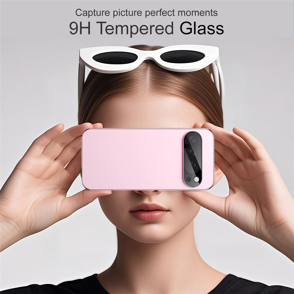 Pellicola protettiva Techsuit per la fotocamera posteriore del Google Pixel 10a, Vetro Temperato, Nero