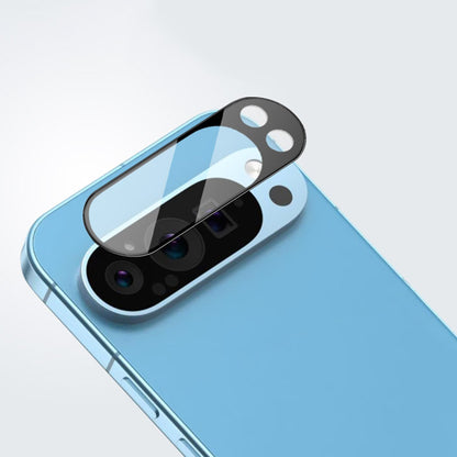 Techsuit Rückkamera-Schutzfolie für Google Pixel 9 Pro XL, gehärtetes Glas, schwarz