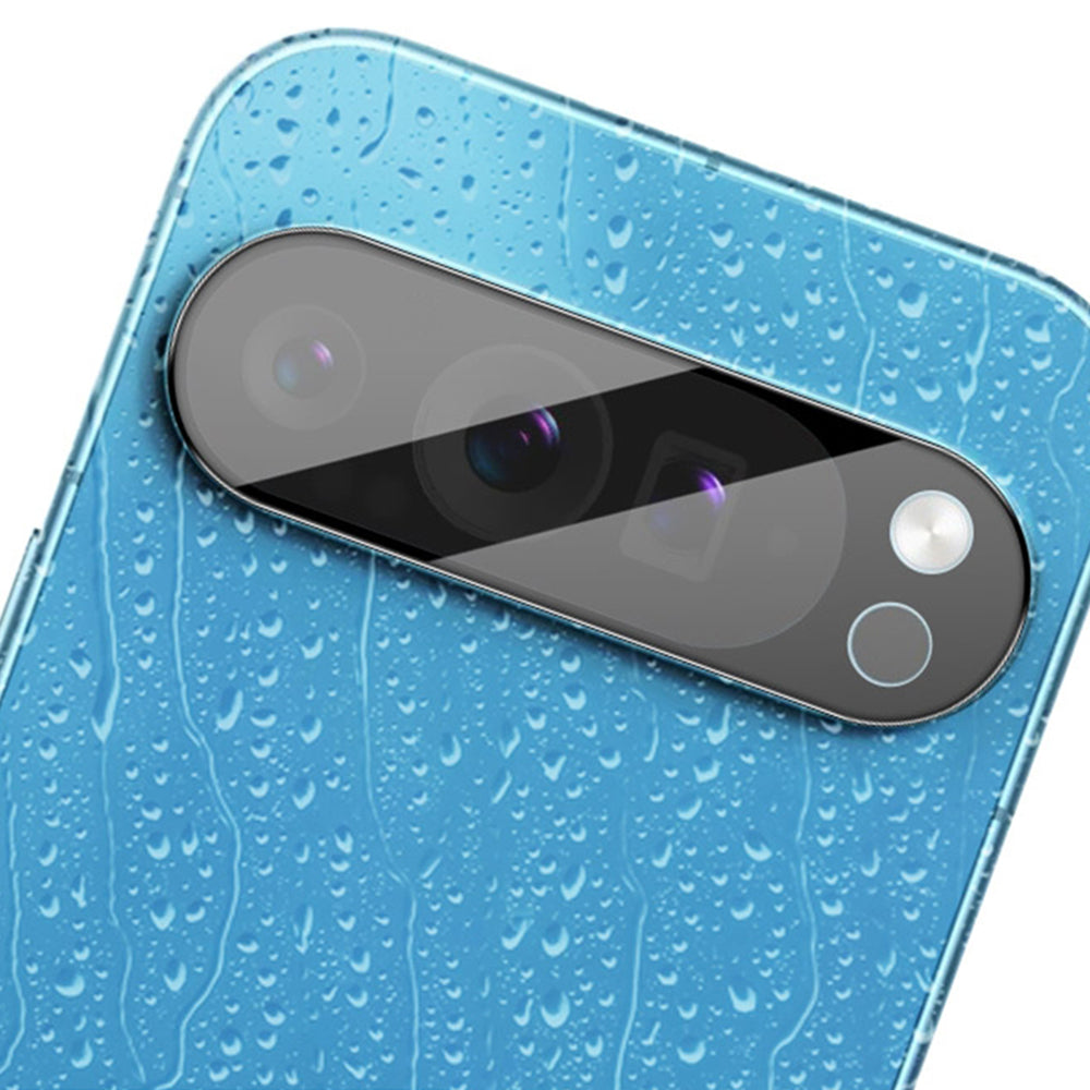 Techsuit Rückkamera-Schutzfolie für Google Pixel 9 Pro XL, gehärtetes Glas, schwarz