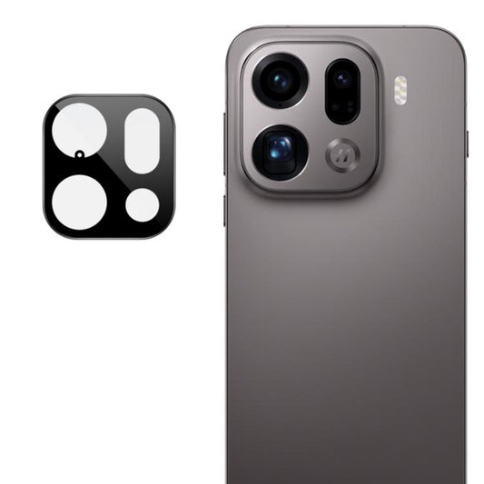 Film de protection pour caméra arrière Techsuit pour Oppo Find X9 Pro, Verre Trempé, Noir