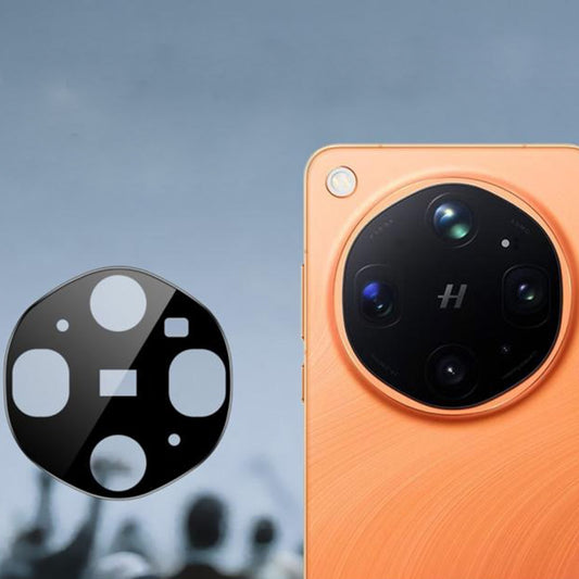Techsuit Rear Camera Protective Film for Oppo Find X9 Ultra, Tempered Glass, Black