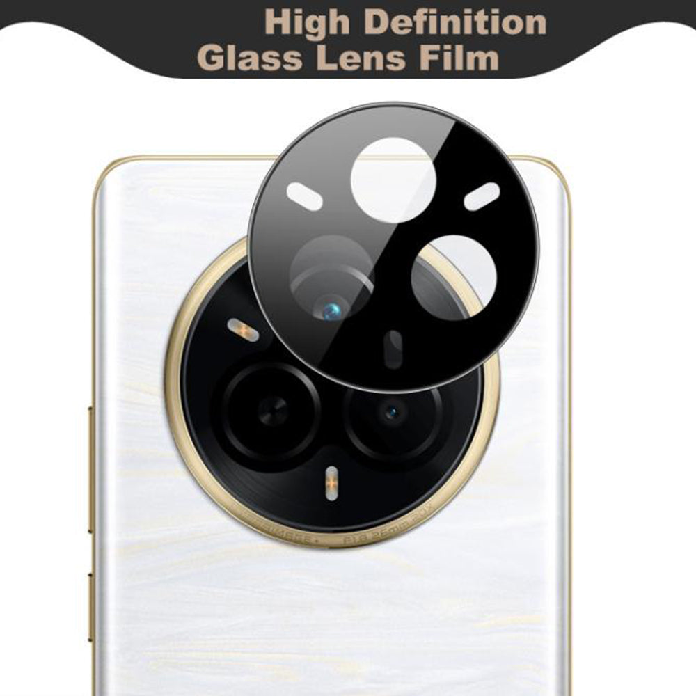 Film de protection pour caméra arrière Techsuit pour Realme 14 Pro, verre trempé, noir