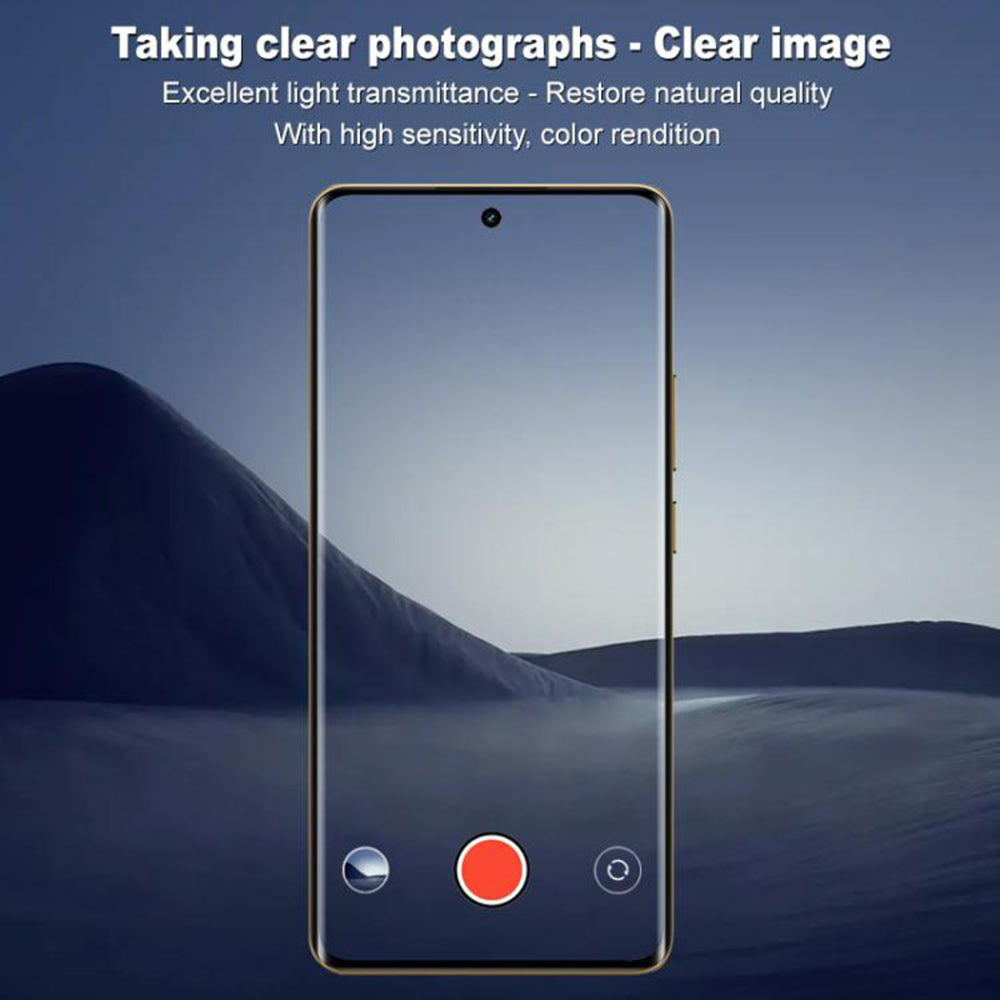 Film de protection pour caméra arrière Techsuit pour Realme 14 Pro, verre trempé, noir