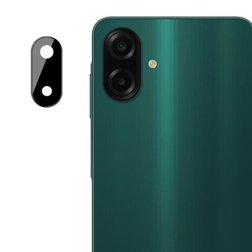 Techsuit Rückkamera-Schutzfolie für Samsung Galaxy A07 4G A075, gehärtetes Glas, schwarz