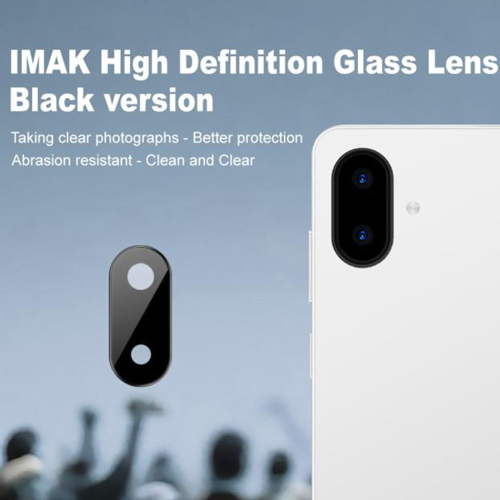 Techsuit Rückkamera-Schutzfolie für Samsung Galaxy A07 4G A075, gehärtetes Glas, schwarz