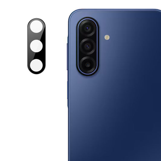 Techsuit Rückkamera-Schutzfolie für Samsung Galaxy A17 4G / A17 5G, gehärtetes Glas, schwarz