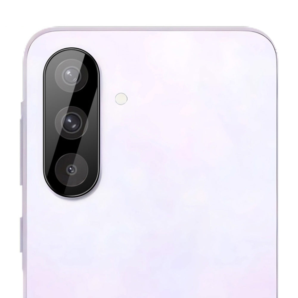 Techsuit Rückkamera-Schutzfolie für Samsung Galaxy A56 A566, gehärtetes Glas, schwarz