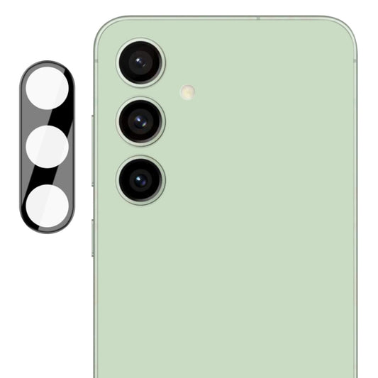 Film de protection pour caméra arrière Techsuit pour Samsung Galaxy S24 FE S721, Verre trempé, Noir