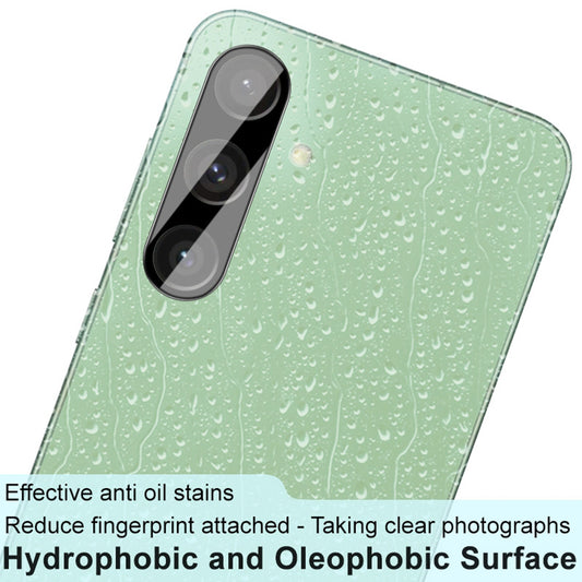 Film de protection pour caméra arrière Techsuit pour Samsung Galaxy S24 FE S721, Verre trempé, Noir