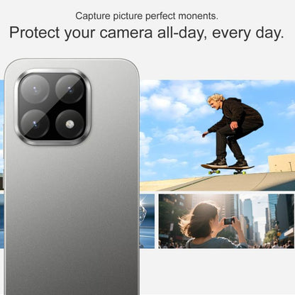 Film de protection pour caméra arrière Techsuit pour Xiaomi 15T Pro, verre trempé, noir