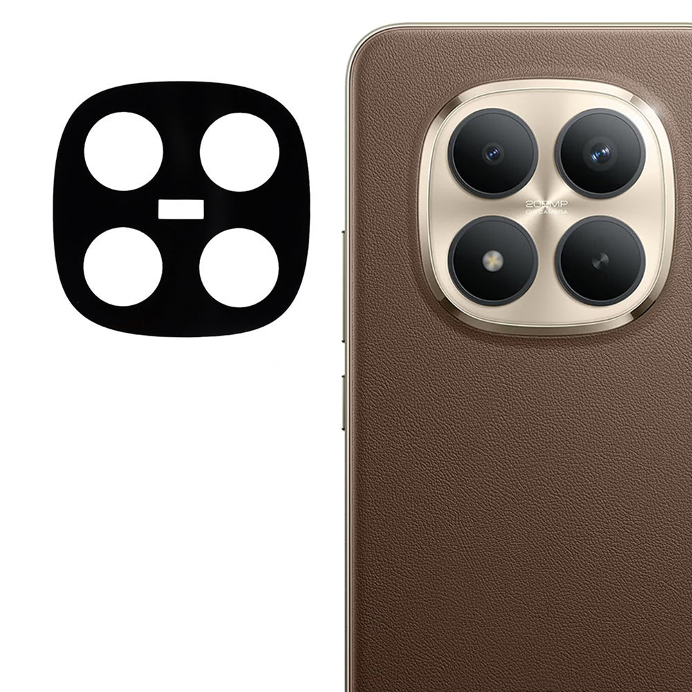 Schutzfolie Techsuit für die Rückkamera für Xiaomi Poco M8 Pro / Redmi Note 15 Pro+ 5G, gehärtetes Glas, Schwarz