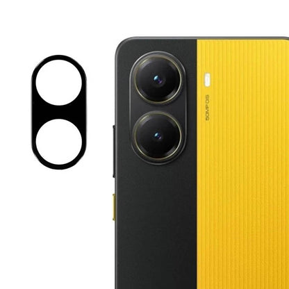 Techsuit Rückkamera-Schutzfolie für Xiaomi Poco X7 Pro, gehärtetes Glas, schwarz