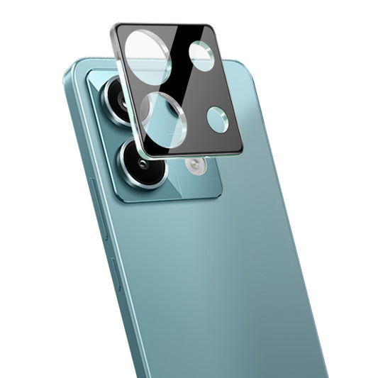 Techsuit Rückkamera-Schutzfolie für Xiaomi Redmi Note 13 5G, gehärtetes Glas, schwarz