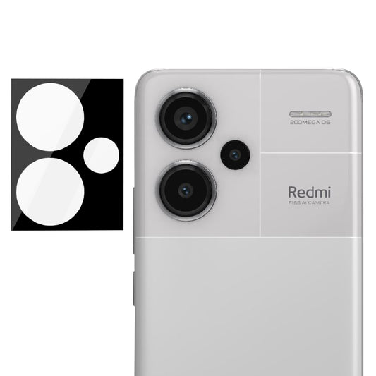 Pellicola protettiva per fotocamera posteriore Techsuit per Xiaomi Redmi Note 13 Pro+, Vetro temperato, Nero