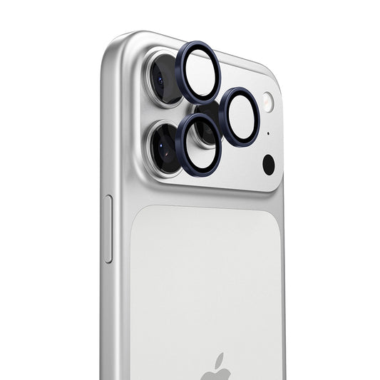 Pellicola protettiva per fotocamera posteriore Torras Lensguard per Apple iPhone 17 Pro Max / 17 Pro, vetro temperato, blu