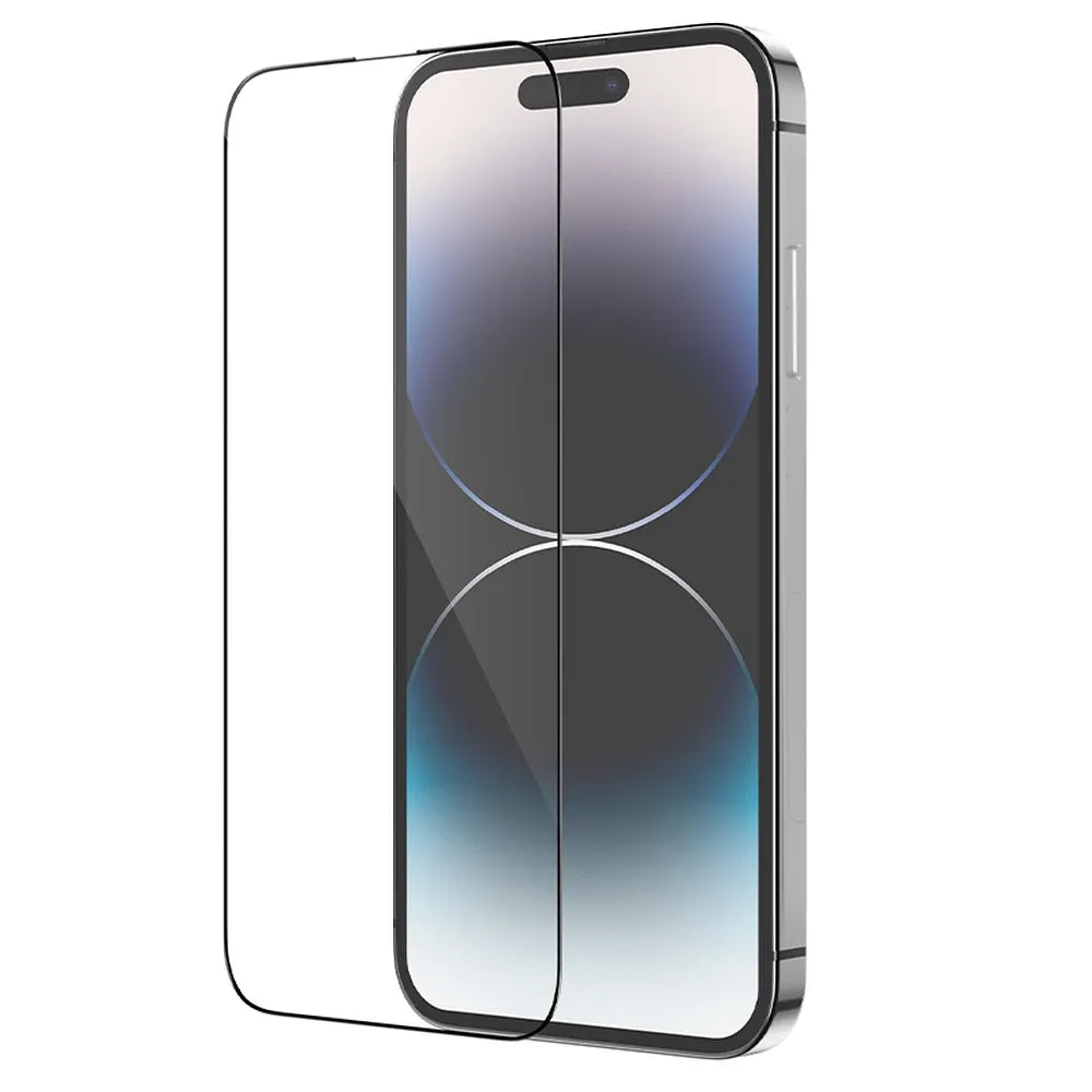 Film de protection d'écran HOCO pour Apple iPhone 14 Pro Max, Verre Trempé, Full Glue, Lot de 25 pièces, Noir