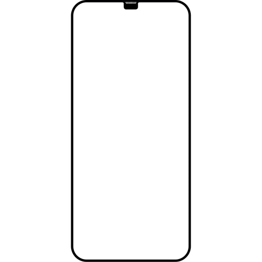 Pellicola protettiva per schermo OEM con allineamento automatico per Apple iPhone 11 Pro / XS, vetro temperato, adesivo completo, 5D, nero