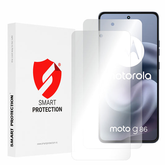 Pellicola protettiva per schermo Smart Protection Premium Classic per Motorola Moto G86, plastica, set da 2 pezzi
