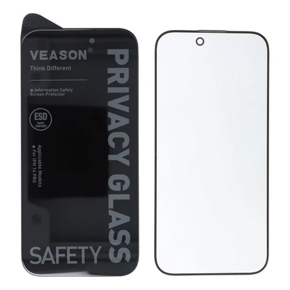Film de protection d'écran Privacy Veason pour Apple iPhone 12 / 12 Pro, Verre trempé, Collage complet, 6D