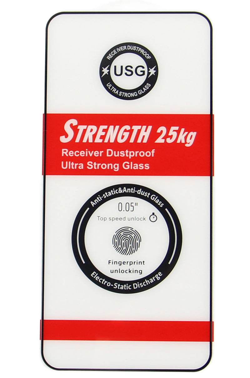 Pellicola protettiva per schermo OEM Ultra Strong 25KG per Samsung Galaxy S24 Ultra S928, Vetro temperato, Full Glue, 2.5D, Nero