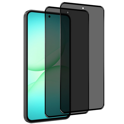 Film de protection d'écran Privacy Northjo pour Samsung Galaxy A57 5G, Verre trempé, Collage complet, Lot de 2 pièces