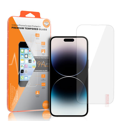 Film de protection d'écran OEM Orange pour Apple iPhone 18 Pro Max / 17 Pro Max / 16 Pro Max, Verre trempé, Collage complet