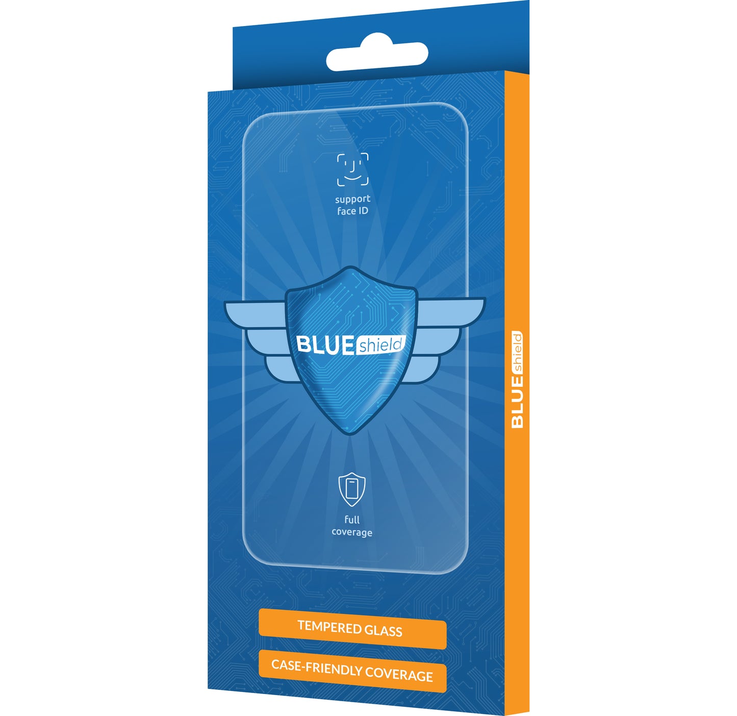 Pellicola Protettiva Schermo Blue Shield per Honor 200, Vetro Temperato, Full Glue, Compatibile con Cover, Nera