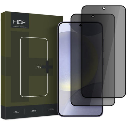 Privacy Screen Protector HOFI Glass PRO+ for Samsung Galaxy S25 S931, Tempered Glass, Full Glue, Set of 2 pieces