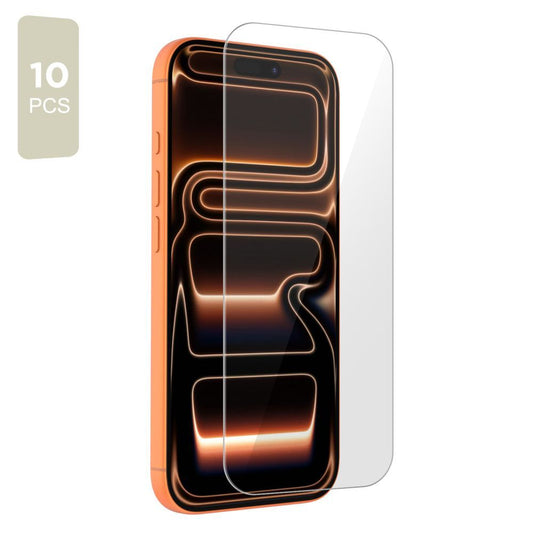 Schutzfolie Tech-Protect für Apple iPhone 17 Pro Max / 16 Pro Max, gehärtetes Glas, Full Glue, Set 10 Stück