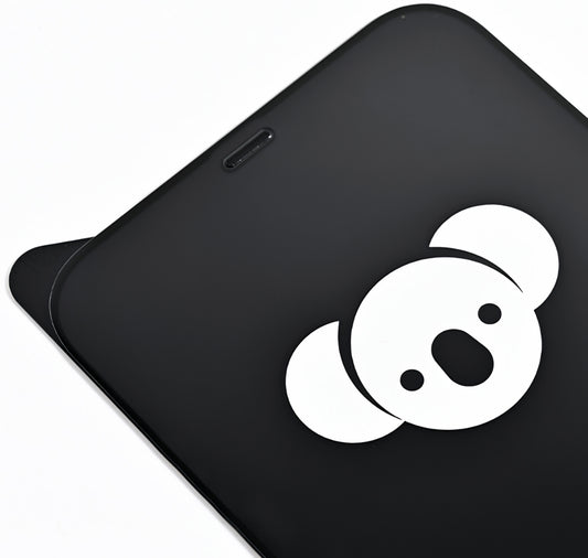 Bear HD Displayschutzfolie für Apple iPhone 17, gehärtetes Glas, Full Glue, Schwarz