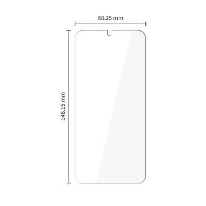Pellicola Protettiva Schermo Tech-Protect per Samsung Galaxy S25 S931 / S24 S921, Vetro Temperato, Full Glue, Set 10 pezzi