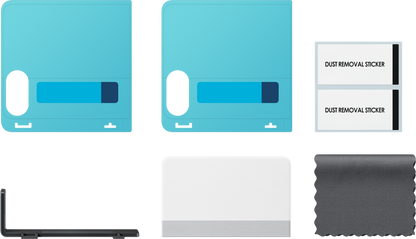 Pellicola protettiva per schermo esterno Samsung anti-riflesso per Galaxy Z Flip8 F776, plastica, set da 2 pezzi EF-UF776CTEGWW