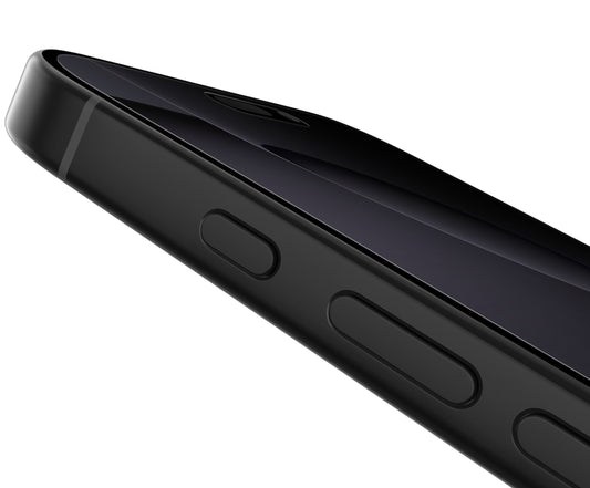 Pellicola protettiva per schermo Privacy Belkin ScreenForce InvisiGlass per Apple iPhone 16 Pro Max, Vetro temperato, Full Glue OVA170hq