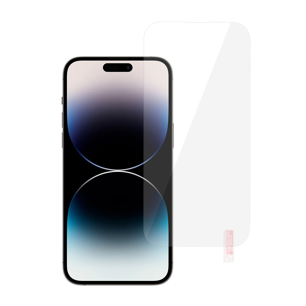 Film de protection d'écran OEM Orange pour Apple iPhone 18 Pro / 17 Pro / 17 / 16 Pro, Verre trempé, Collage intégral