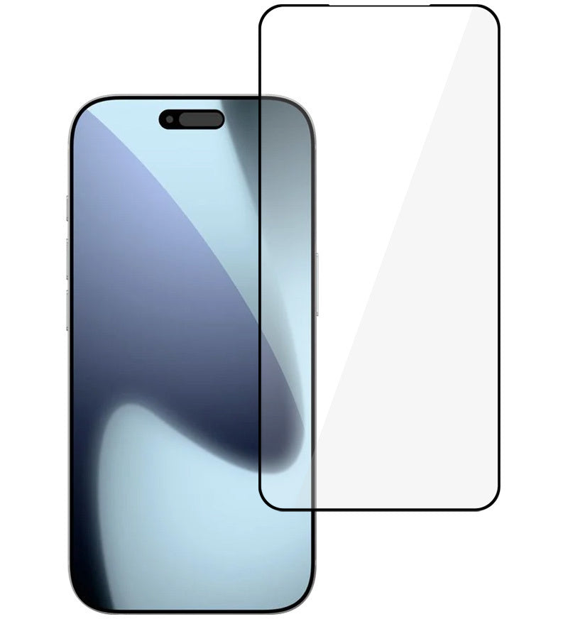 Tel Protect 10X HD Plus Titanium Displayschutzfolie für Apple iPhone 18 Pro / 17 Pro, gehärtetes Glas, vollflächig klebend, schwarz