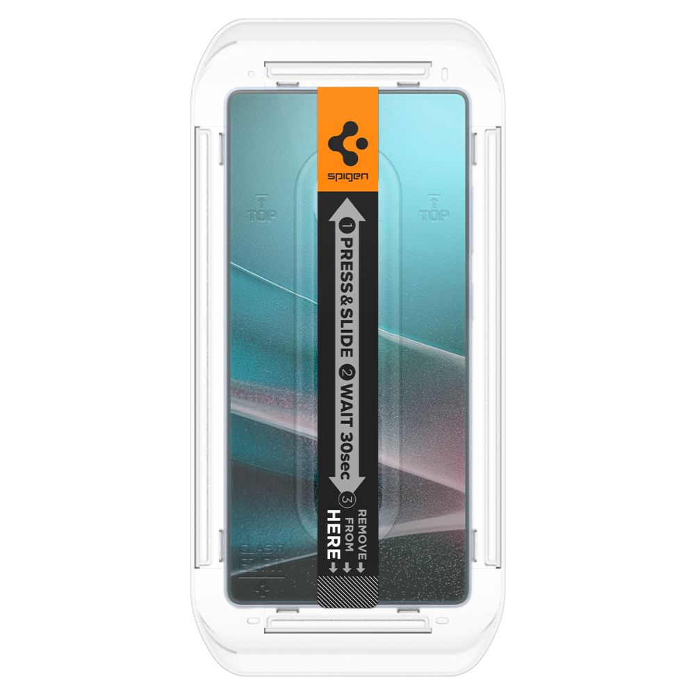 Film de protection d'écran Spigen GlastR EZ FIT HD pour Samsung Galaxy S25 Ultra S938, Verre Trempé, Full Glue, Lot de 2 pièces AGL09082