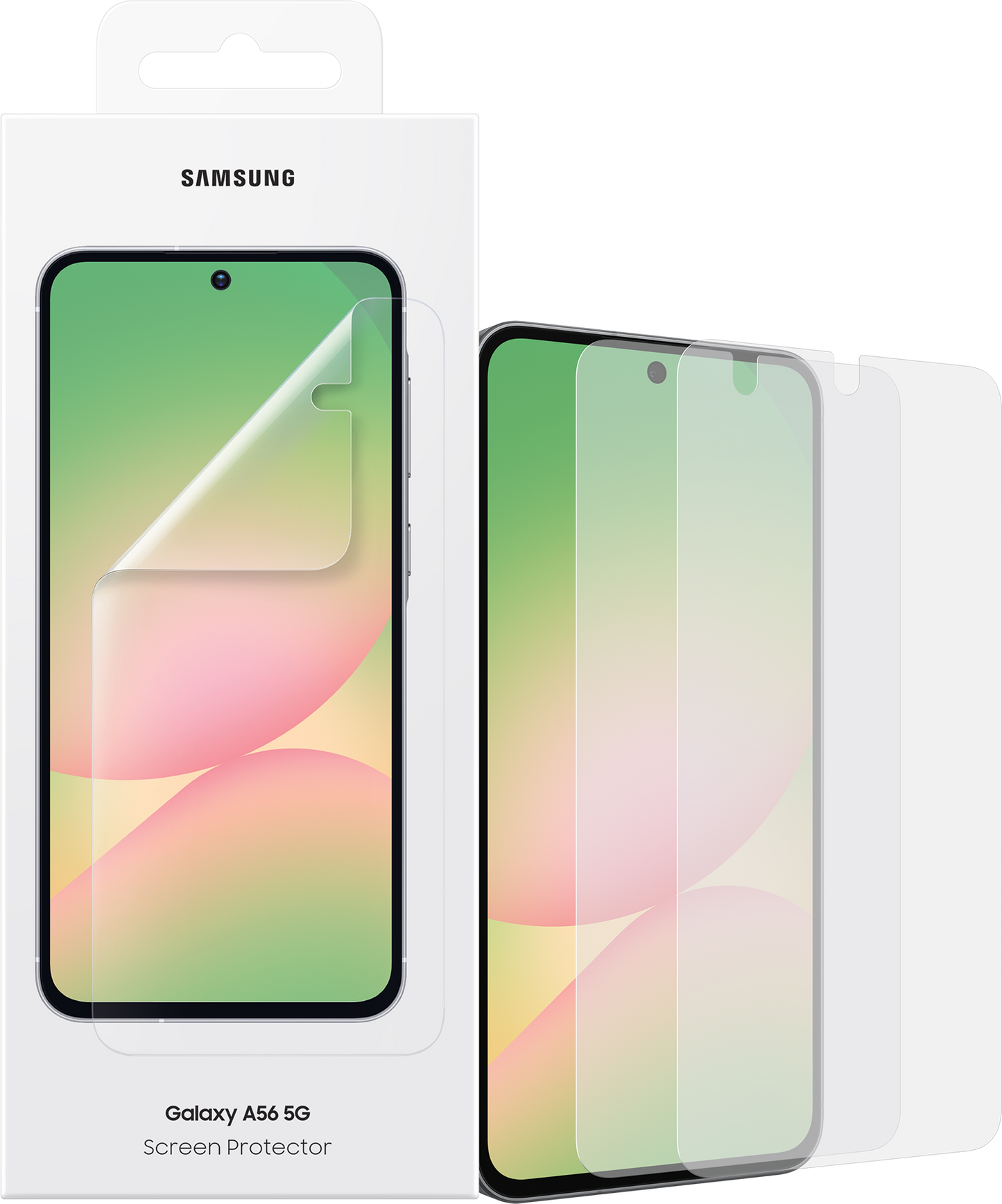 Pellicola protettiva per schermo per Samsung Galaxy A56 A566, plastica, set da 2 pezzi EF-UA566CTEGWW