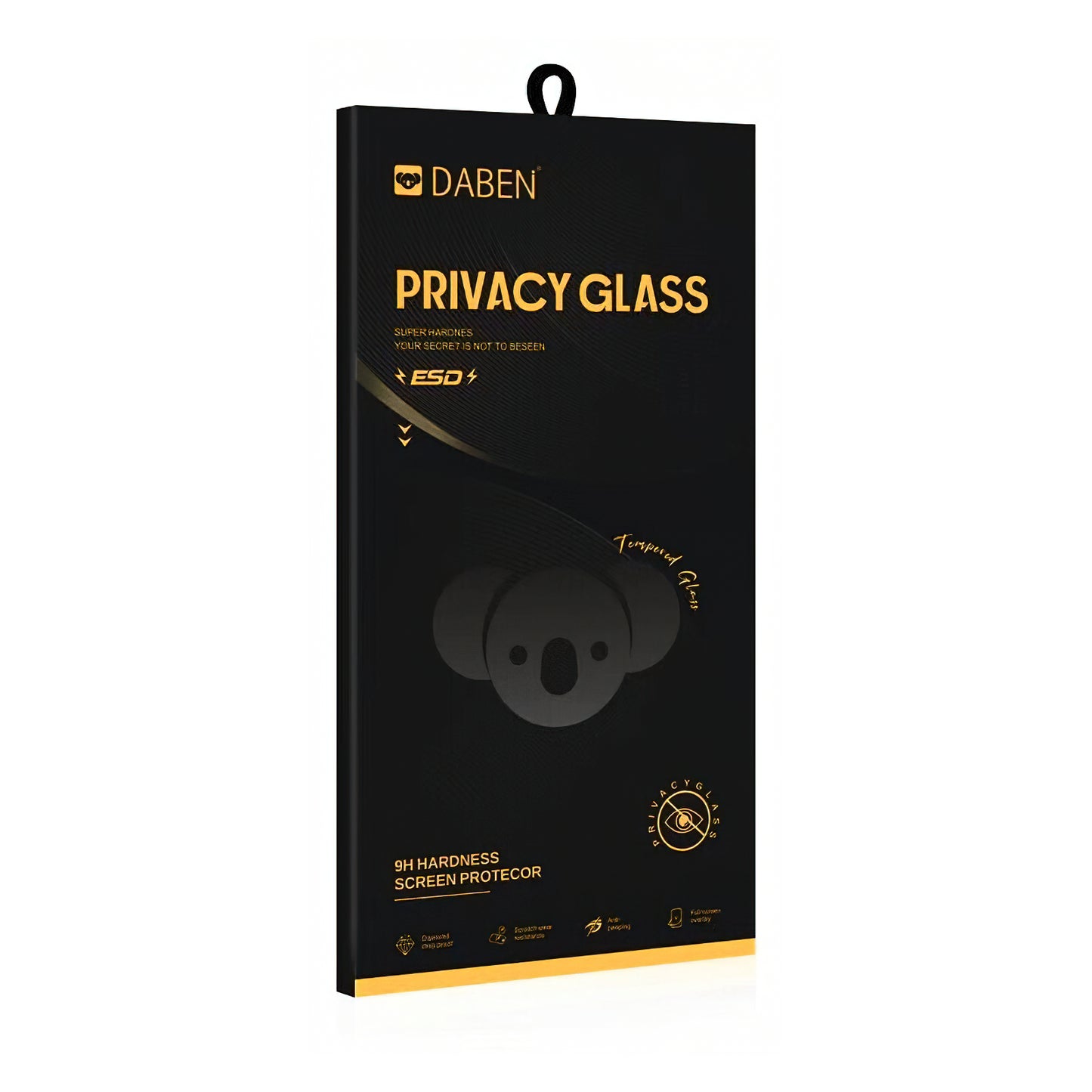 Pellicola protettiva per schermo Privacy Bear per Apple iPhone 17 Air, Vetro temperato, Full Glue