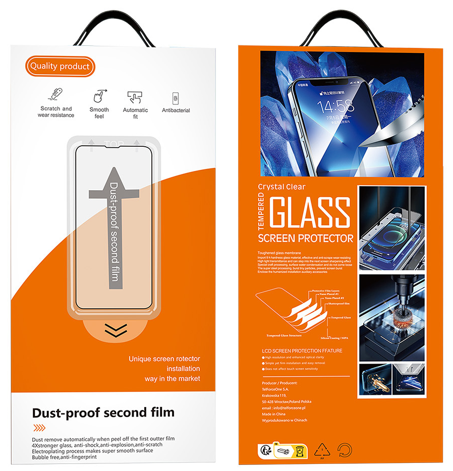 Pellicola protettiva per schermo OEM Dust Free Easy Fit per Samsung Galaxy S26 Ultra S948, Vetro temperato, Full Glue, Nera
