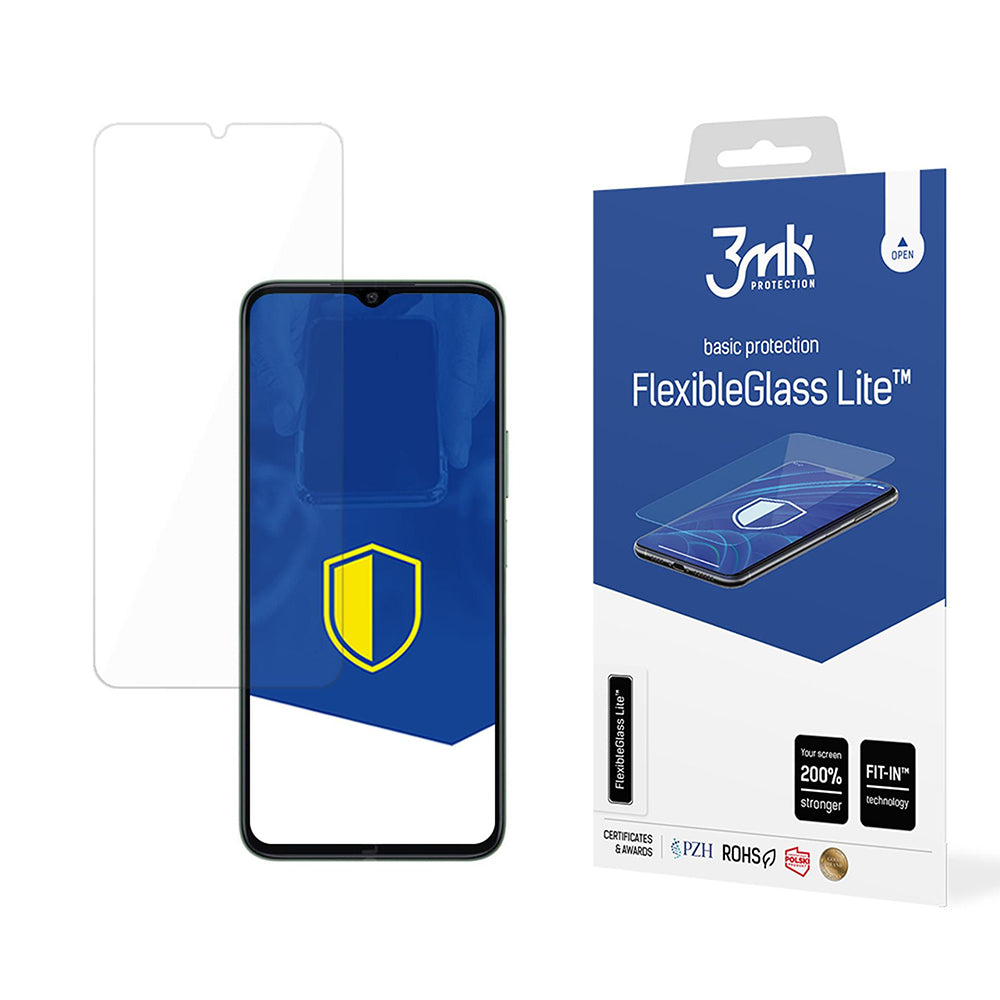 Pellicola protettiva per schermo 3MK FlexibleGlass Lite per Honor X6b, Vetro Flessibile, Full Glue