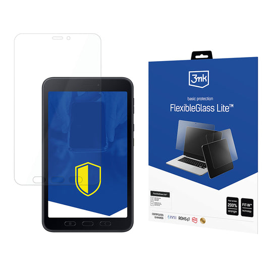3MK FlexibleGlass Lite Displayschutzfolie für Samsung Galaxy Tab Active5, Flexibles Glas, Vollflächig Klebend