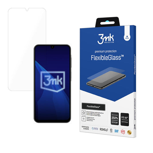 3MK FlexibleGlass Displayschutzfolie für Samsung Galaxy A26 A266, Flexibles Glas, Vollkleber