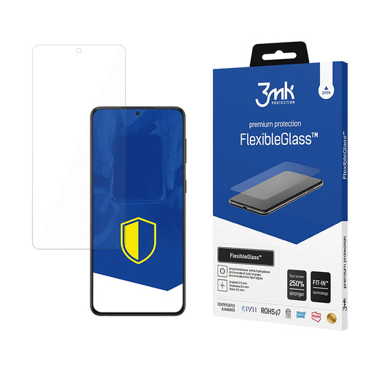 Pellicola protettiva per schermo 3MK FlexibleGlass per Samsung Galaxy S24 FE S721, Vetro Flessibile, Colla Completa
