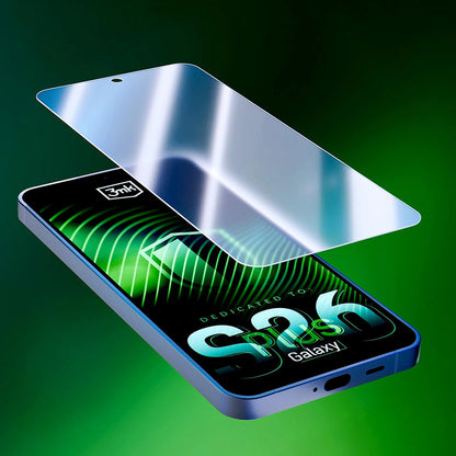 Pellicola Protettiva Schermo 3MK FlexibleGlass per Samsung Galaxy S26 Ultra S948, Vetro Flessibile, Full Glue