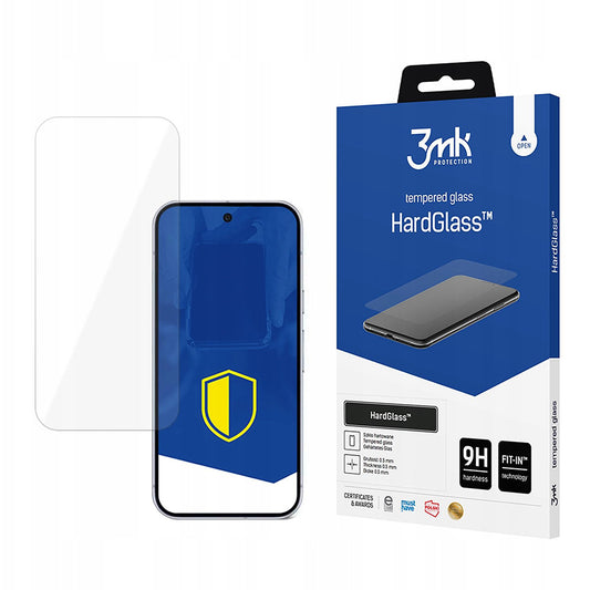Film de protection d'écran 3MK HardGlass pour Google Pixel 10 Pro XL, Verre Trempé, Collage Complet