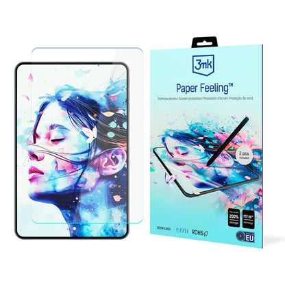 Pellicola protettiva per schermo 3MK Paper Feeling per Apple iPad (2025) / (2022), Plastica, Set 2 pezzi