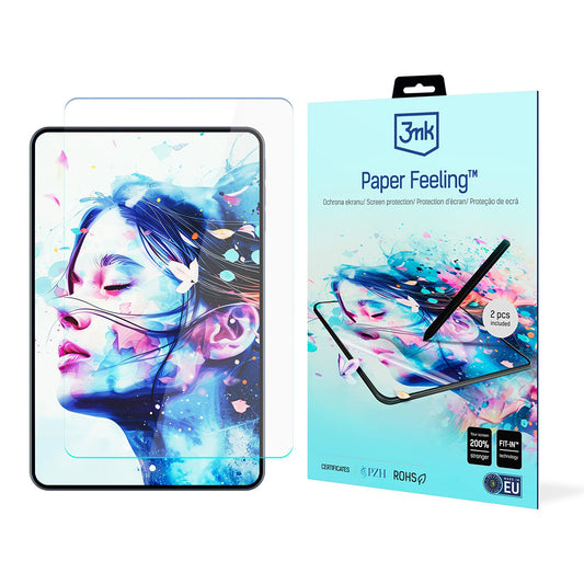 Pellicola protettiva per schermo 3MK Paper Feeling per Apple iPad (2025) / (2022), Plastica, Set 2 pezzi