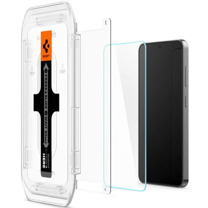 Film de protection d'écran Spigen GlastR EZ FIT pour Samsung Galaxy S25+ S936 / S24+ S926, Verre Trempé, Full Glue, Set de 2 pièces AGL07432